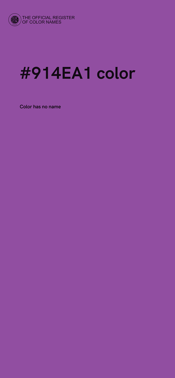 #914EA1 color image