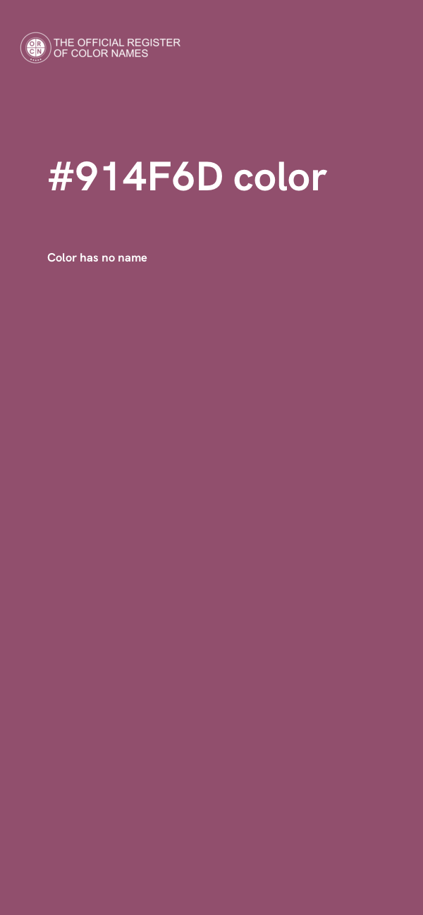 #914F6D color image