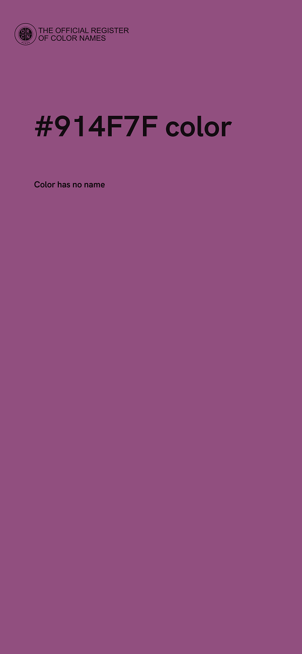 #914F7F color image