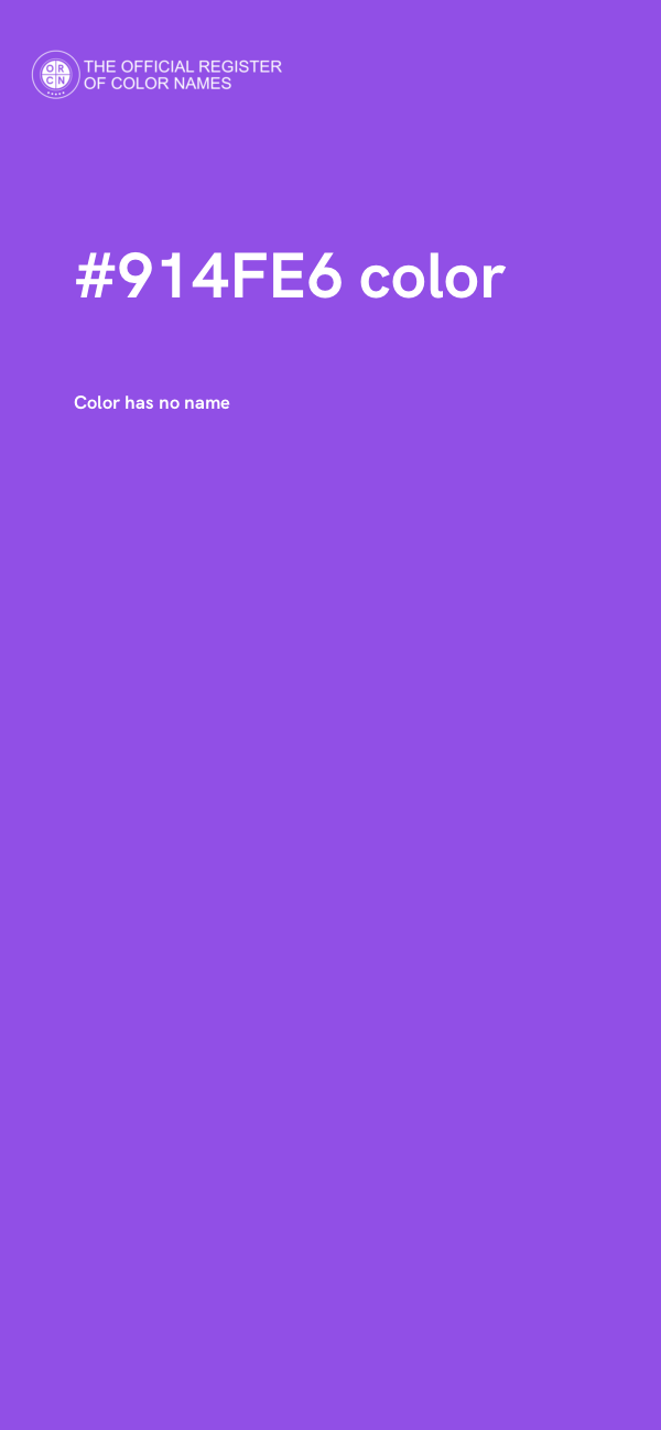 #914FE6 color image