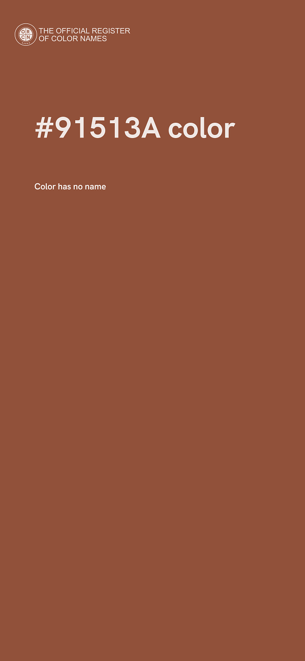 #91513A color image