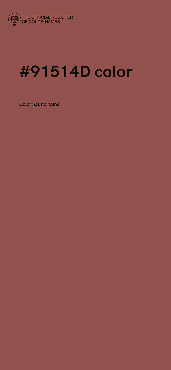#91514D color image