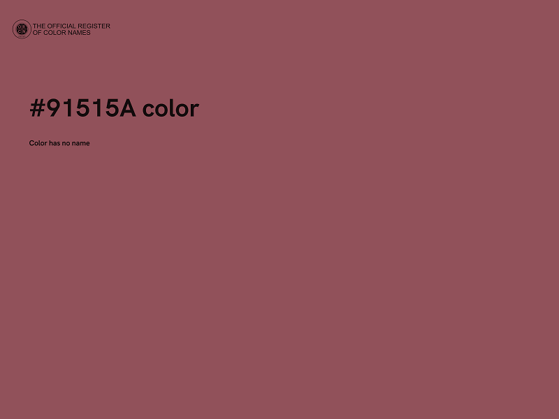 #91515A color image