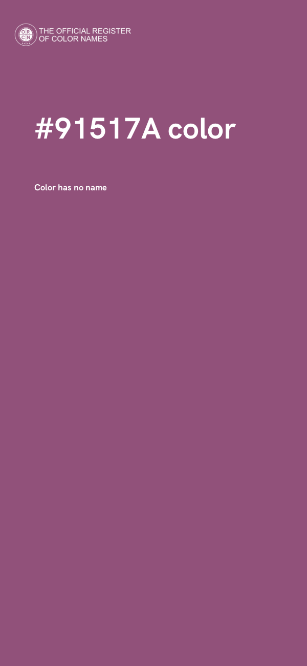 #91517A color image