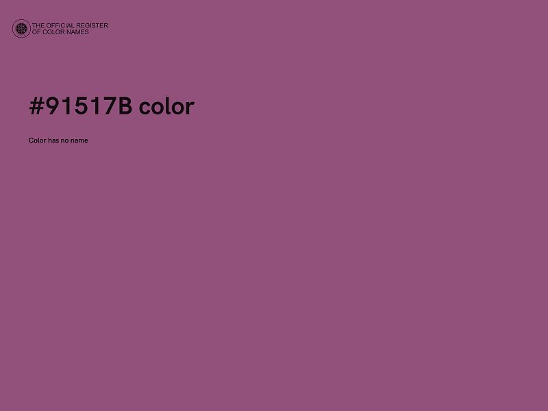 #91517B color image