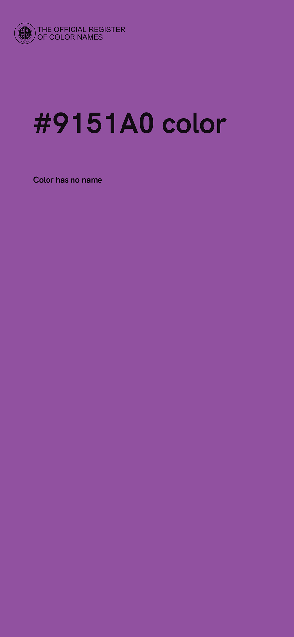 #9151A0 color image