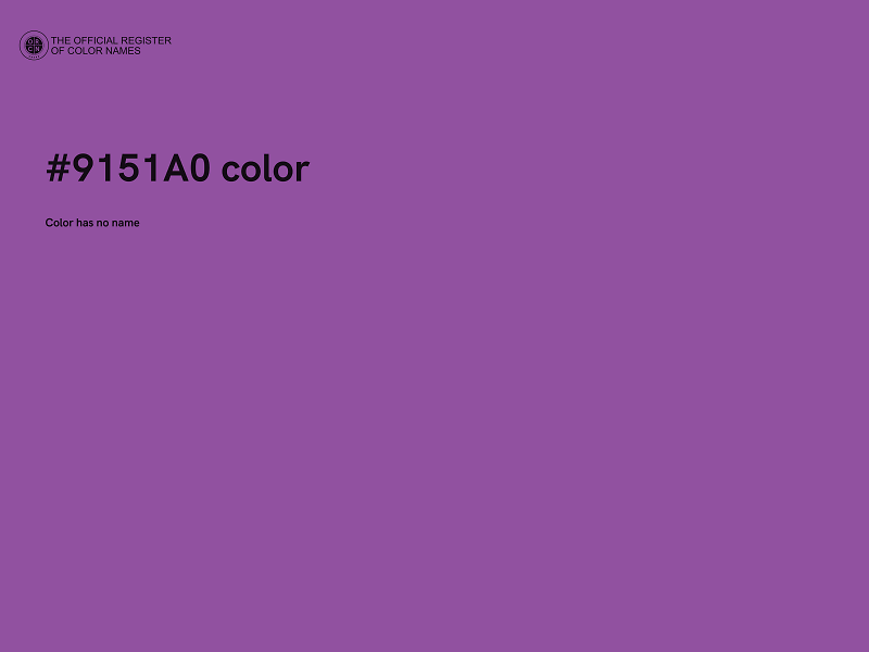 #9151A0 color image