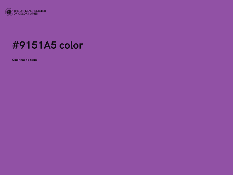 #9151A5 color image