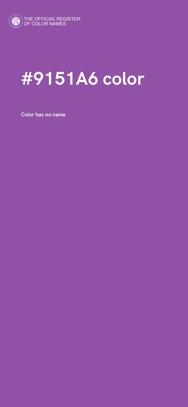 #9151A6 color image