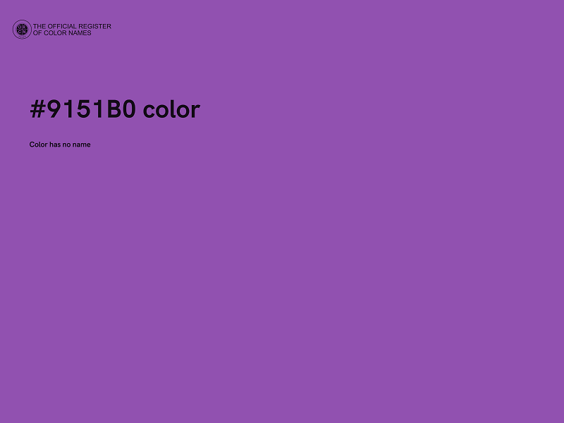 #9151B0 color image