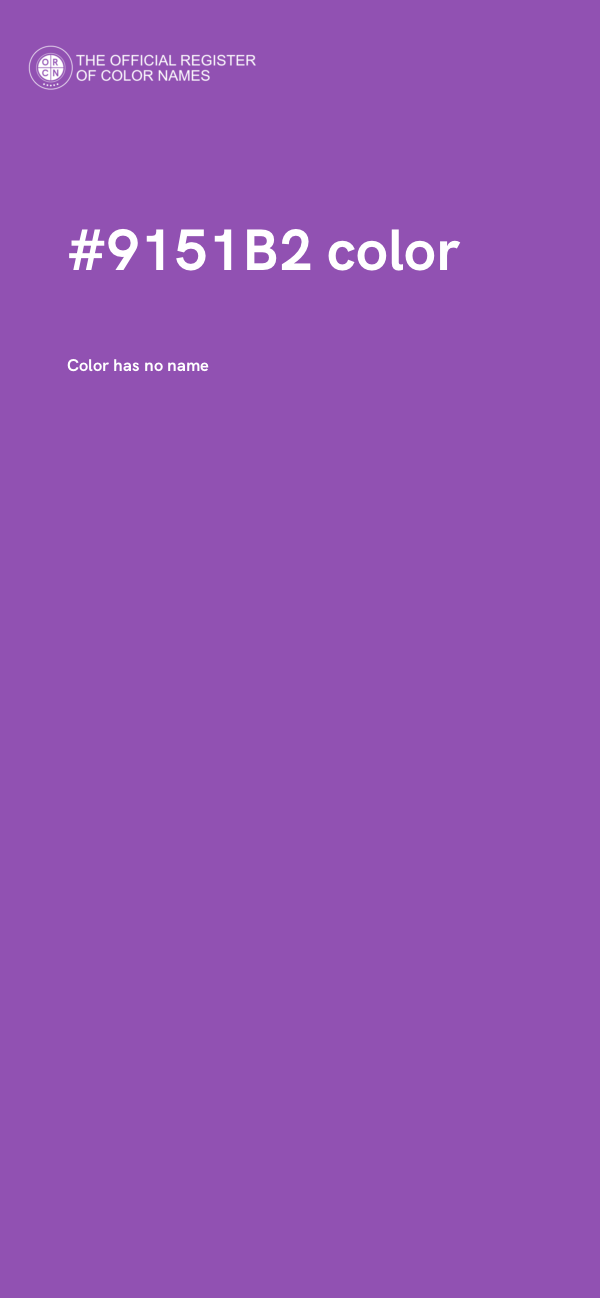 #9151B2 color image