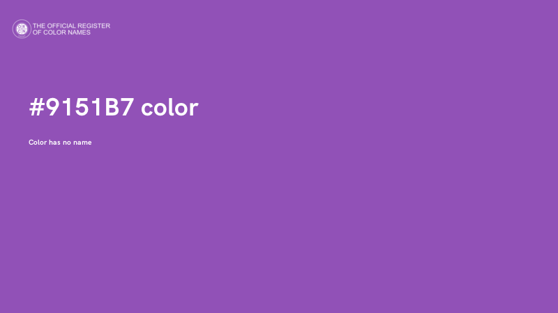 #9151B7 color image