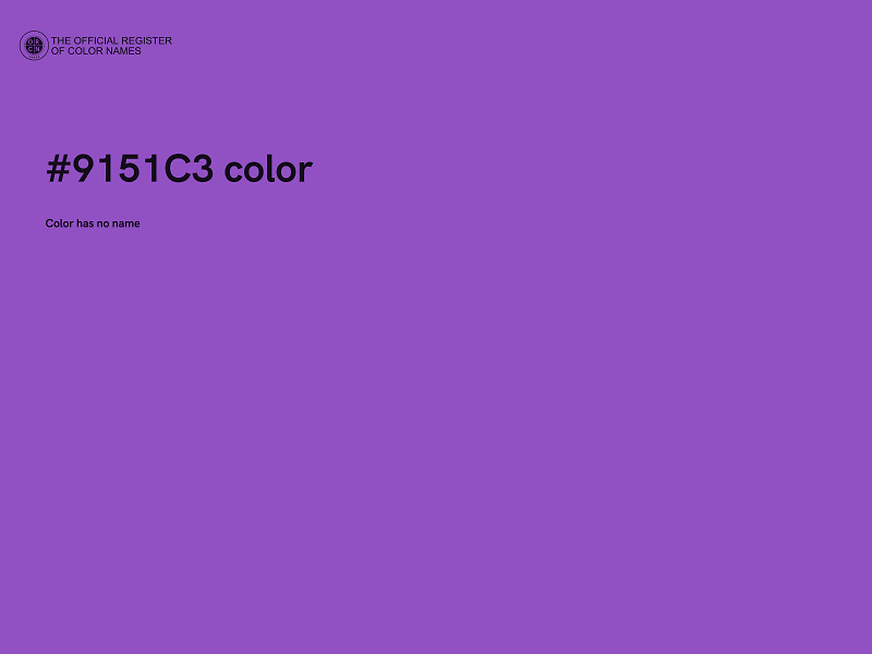 #9151C3 color image