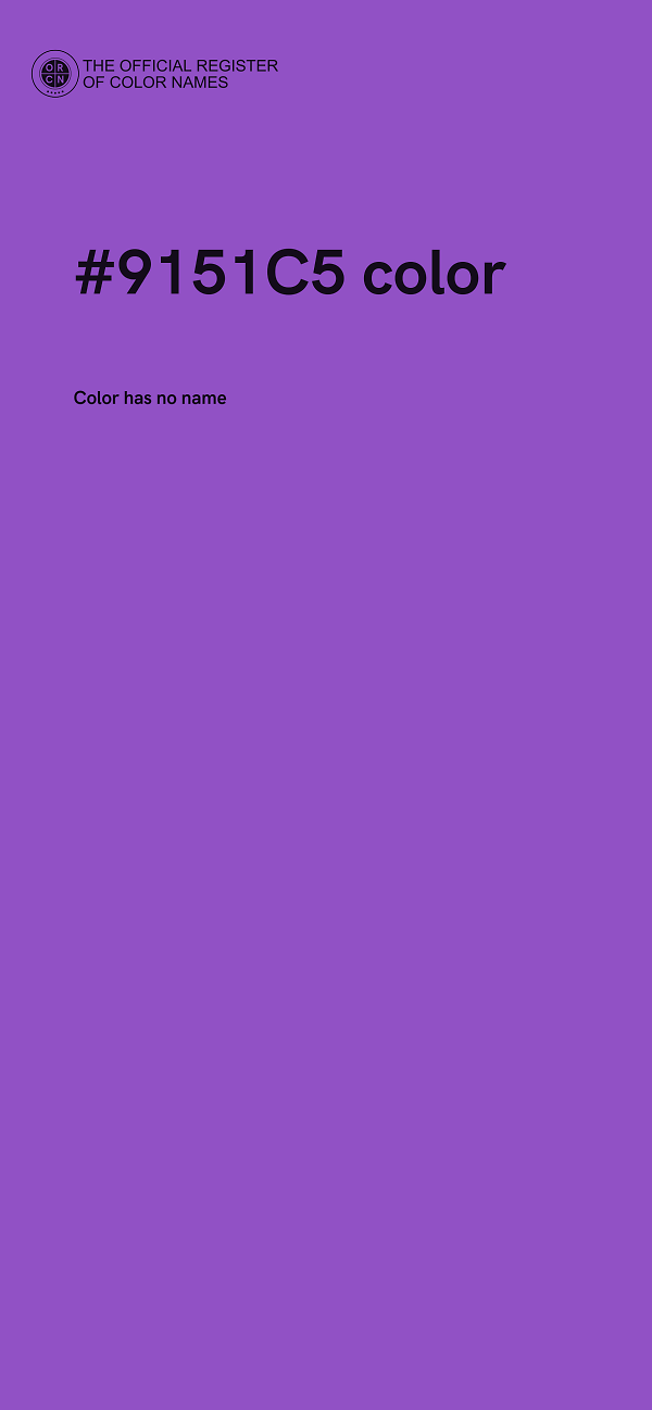 #9151C5 color image