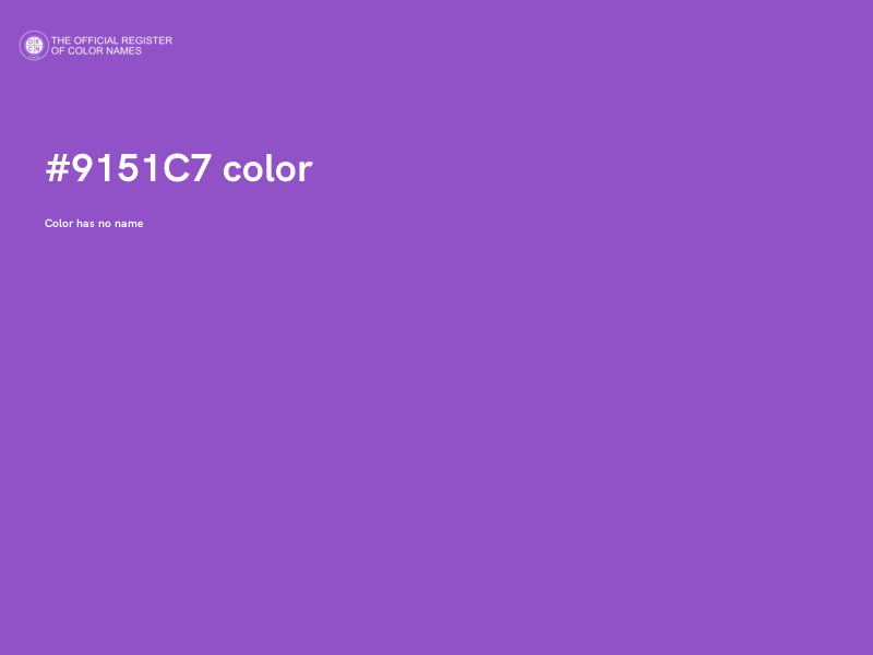#9151C7 color image