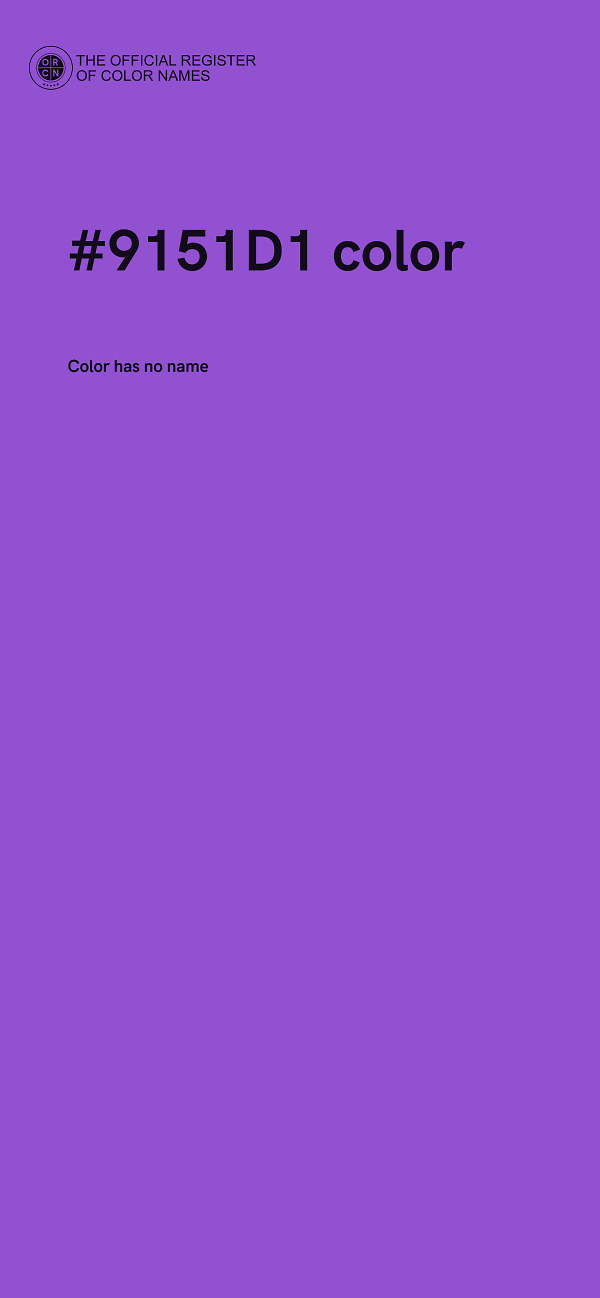 #9151D1 color image