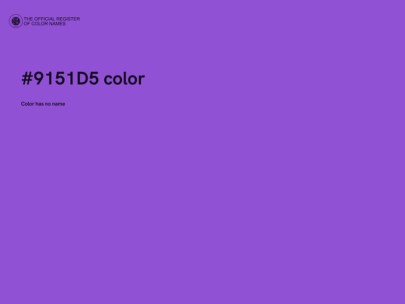 #9151D5 color image