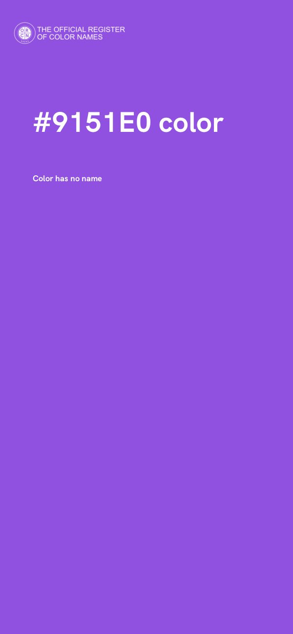#9151E0 color image