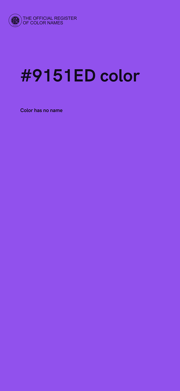 #9151ED color image