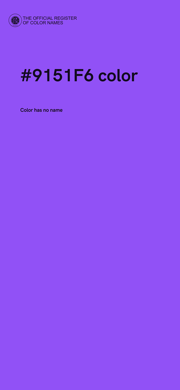 #9151F6 color image
