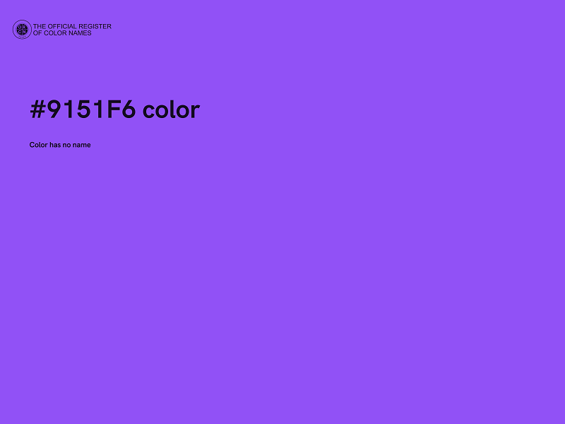 #9151F6 color image