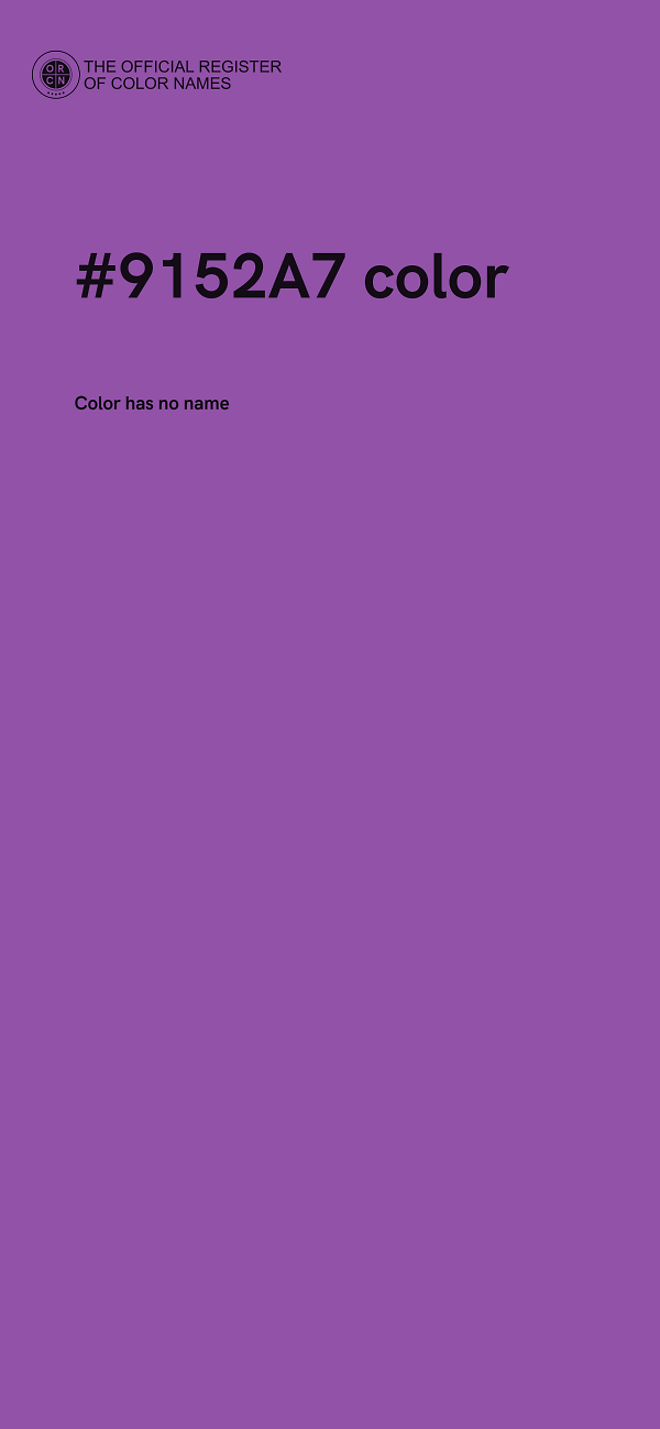 #9152A7 color image