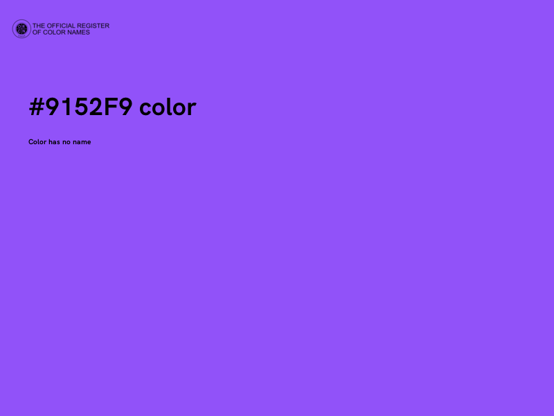 #9152F9 color image