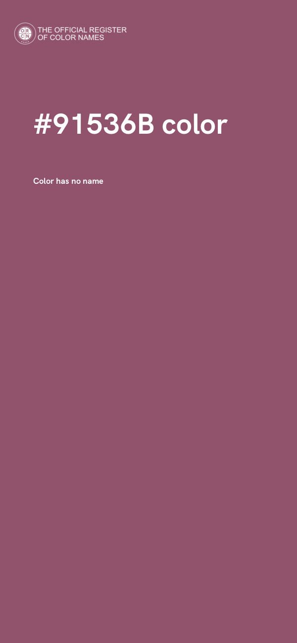 #91536B color image