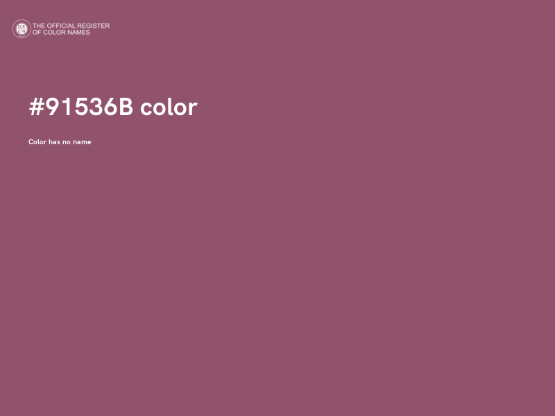#91536B color image