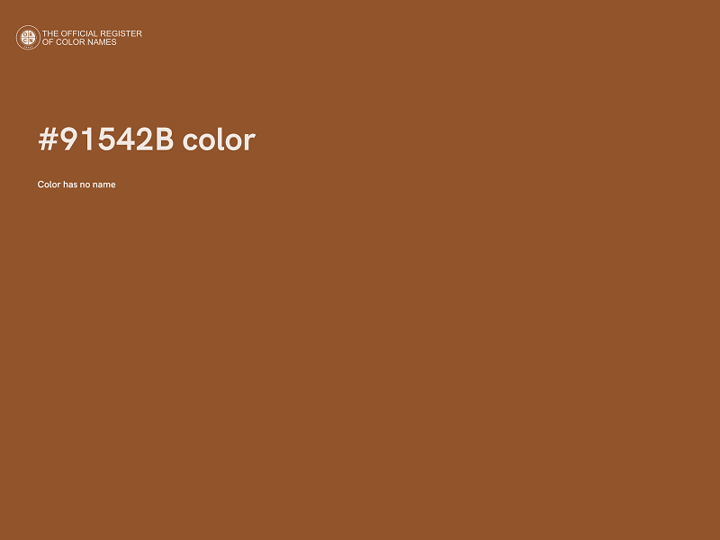 #91542B color image