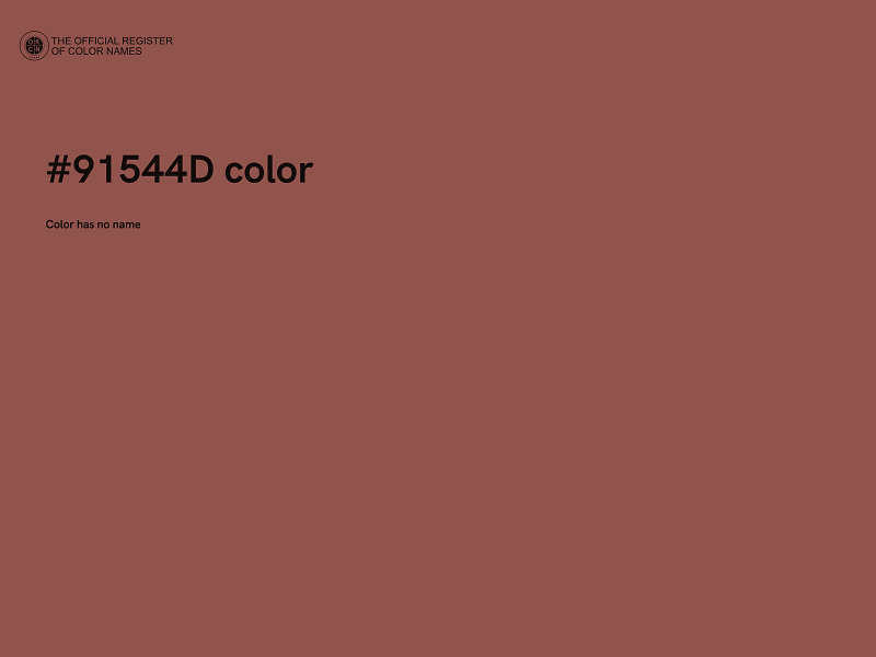 #91544D color image