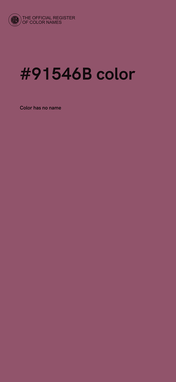 #91546B color image