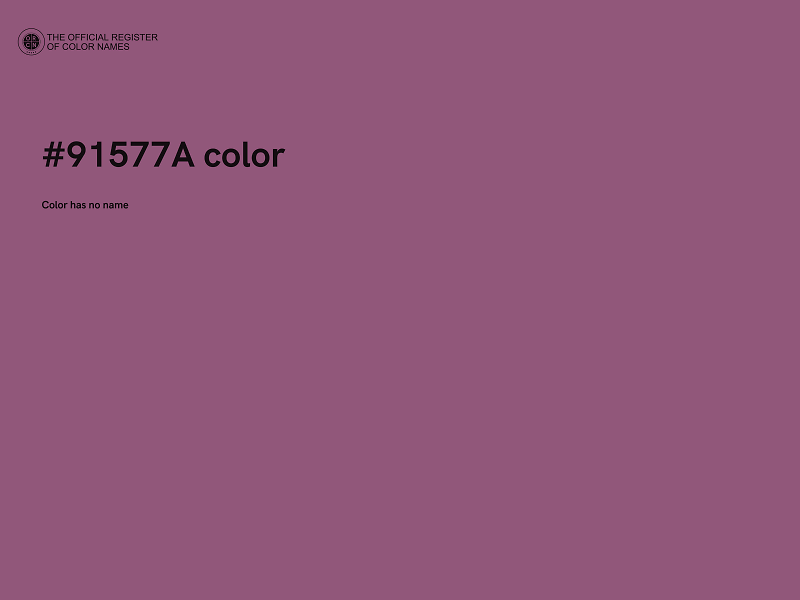 #91577A color image