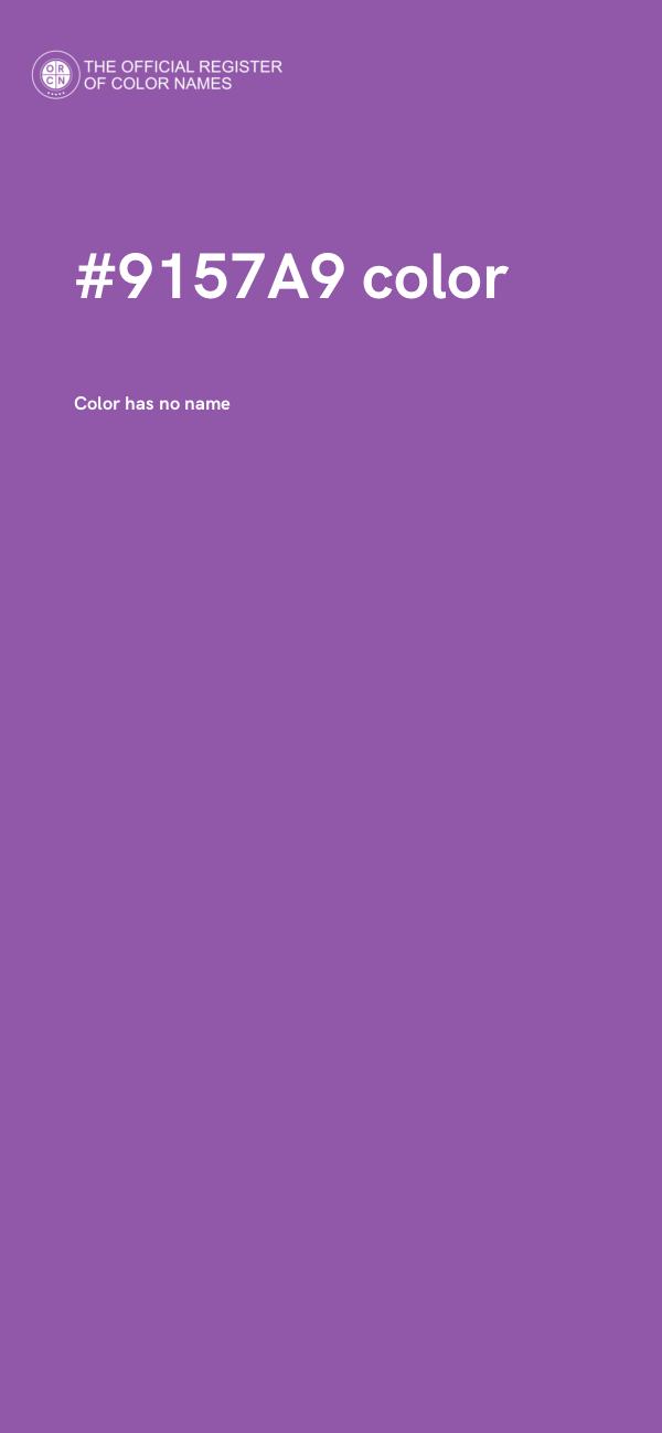 #9157A9 color image