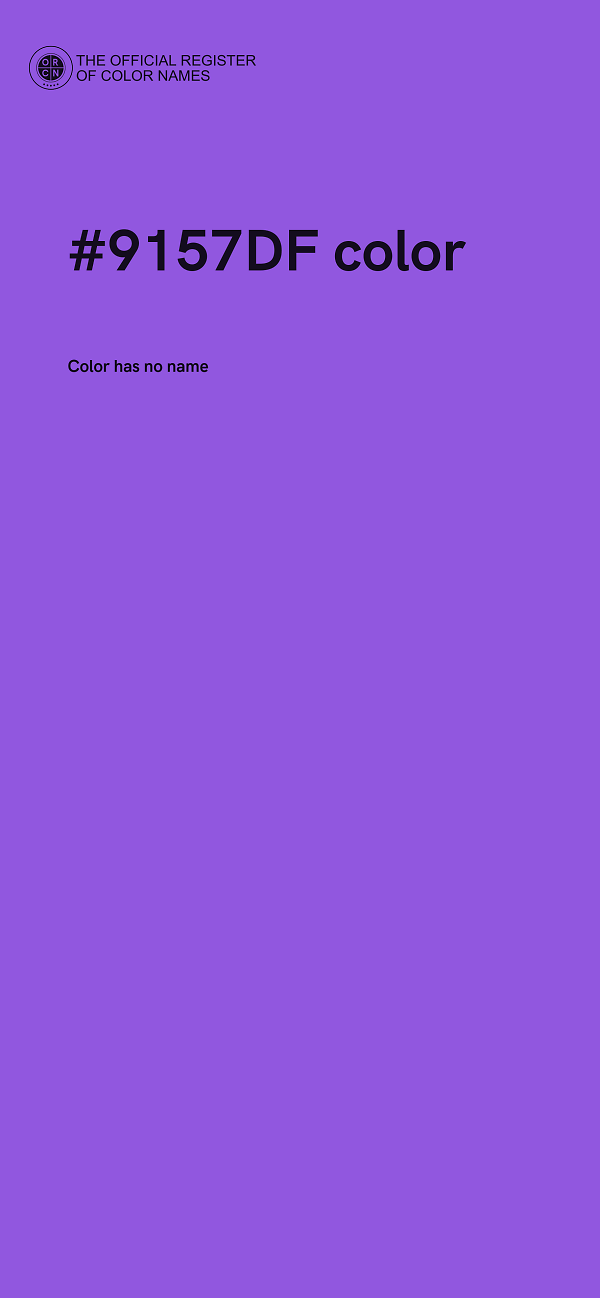 #9157DF color image