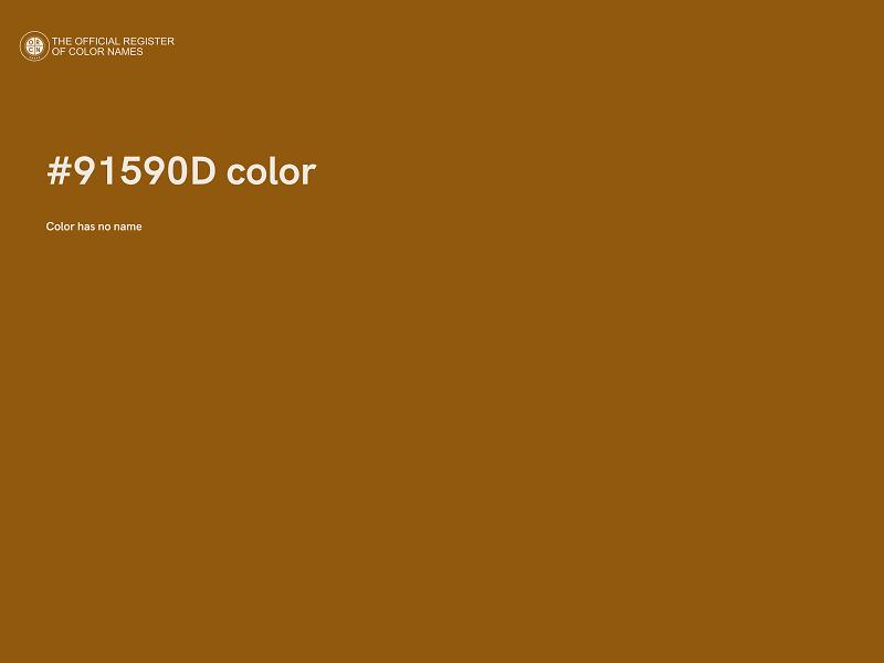 #91590D color image