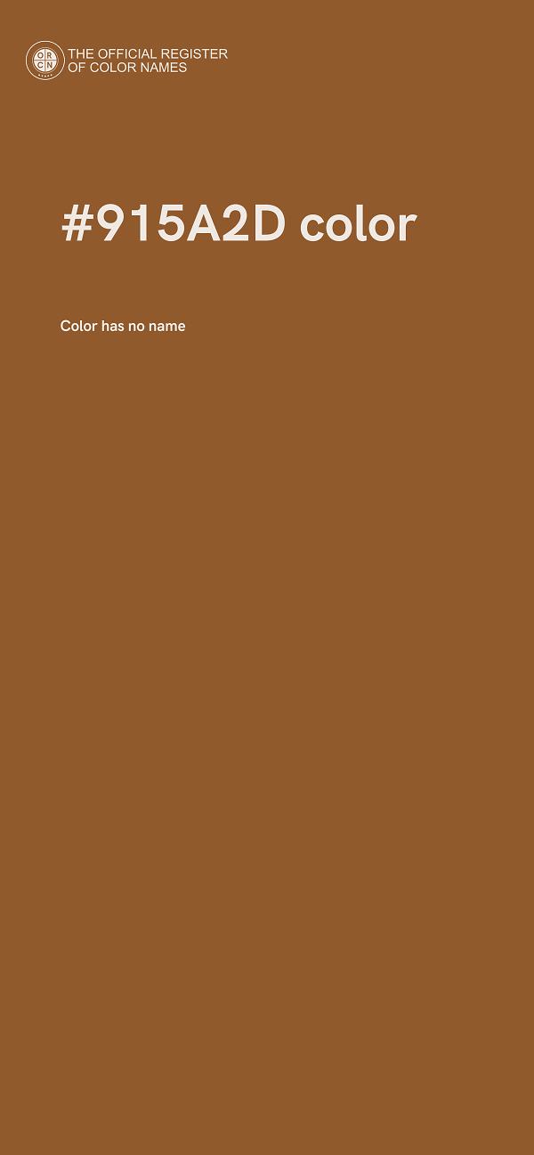 #915A2D color image