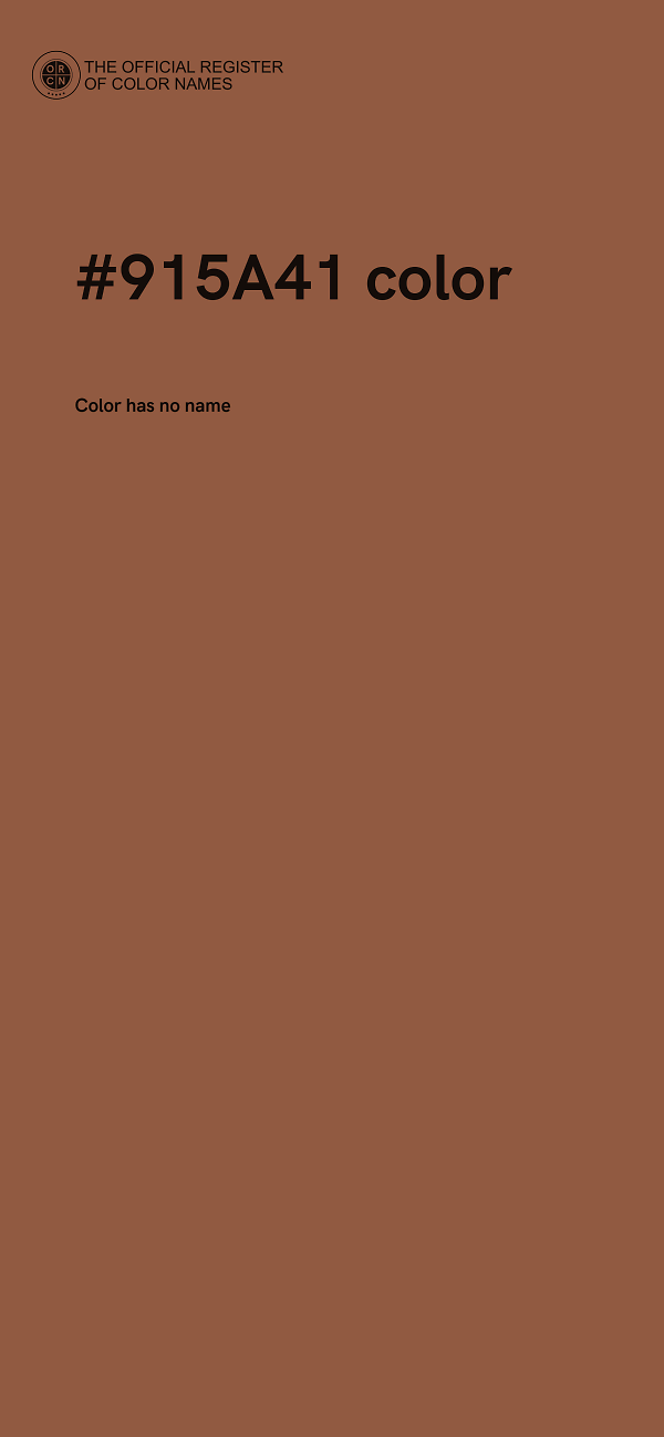 #915A41 color image