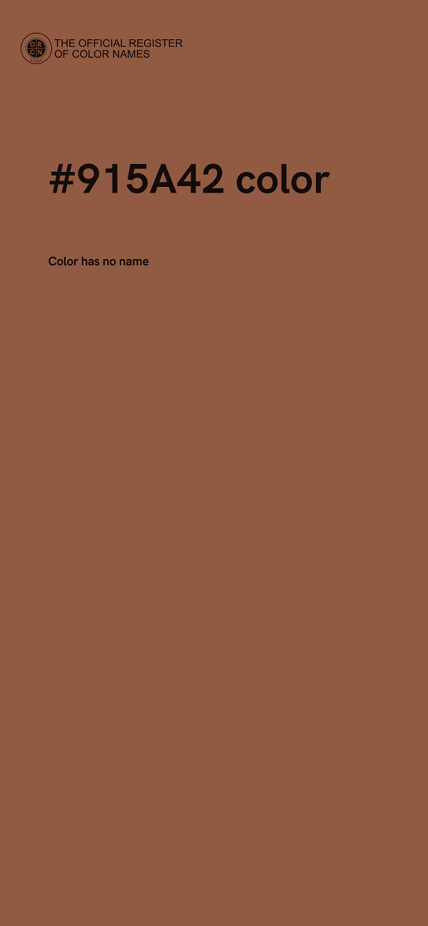 #915A42 color image