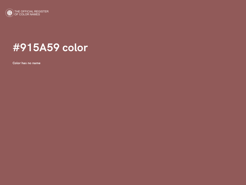 #915A59 color image