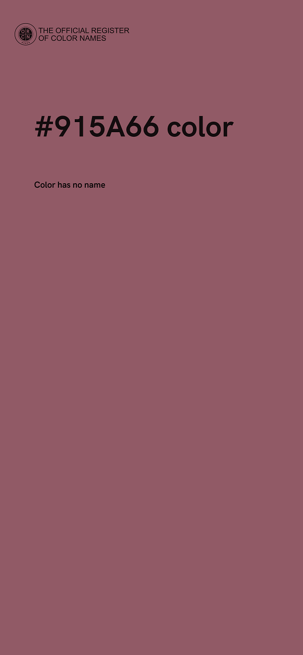 #915A66 color image