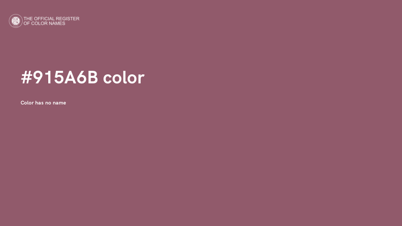 #915A6B color image