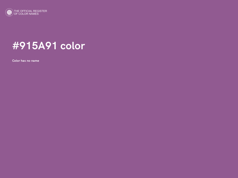 #915A91 color image