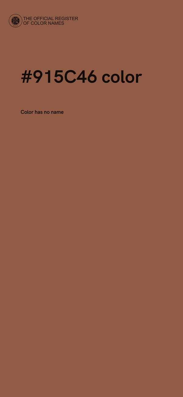 #915C46 color image