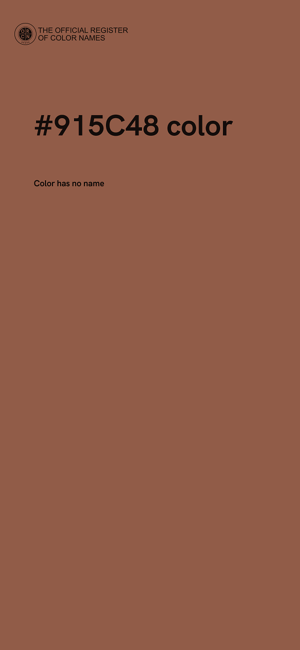 #915C48 color image