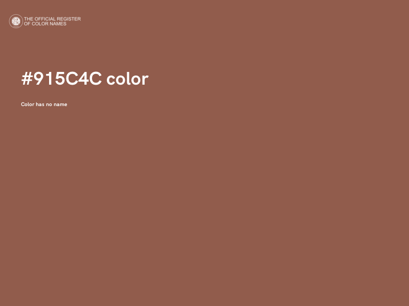 #915C4C color image