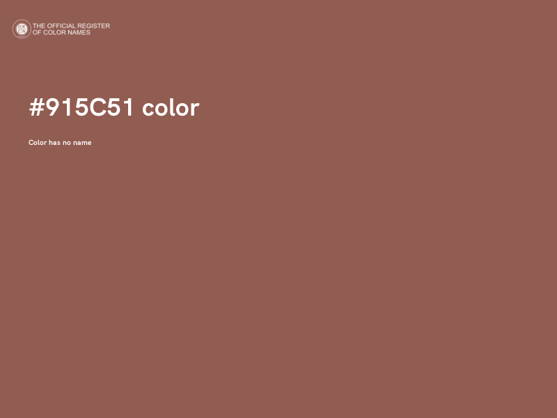 #915C51 color image