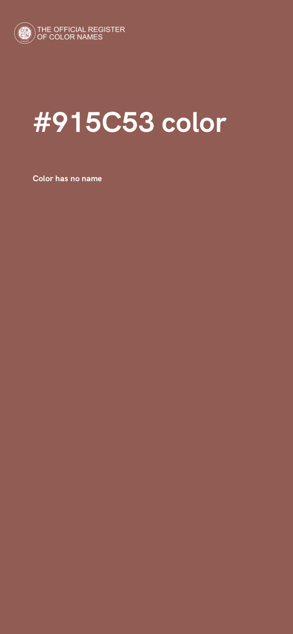 #915C53 color image