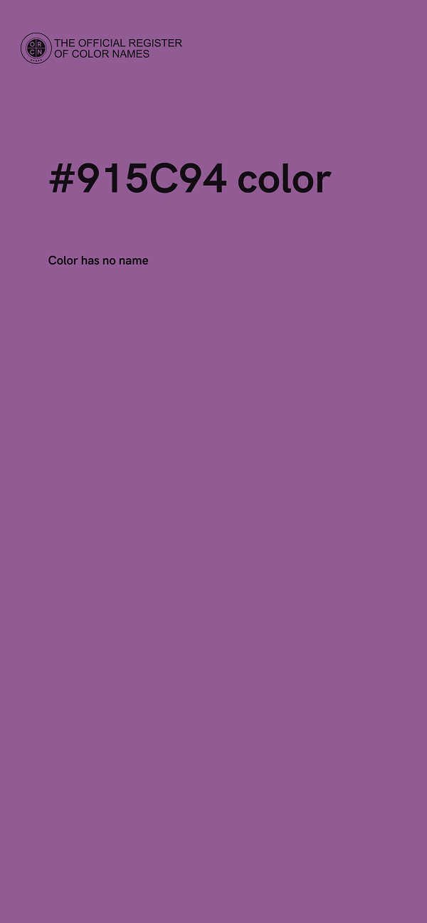 #915C94 color image