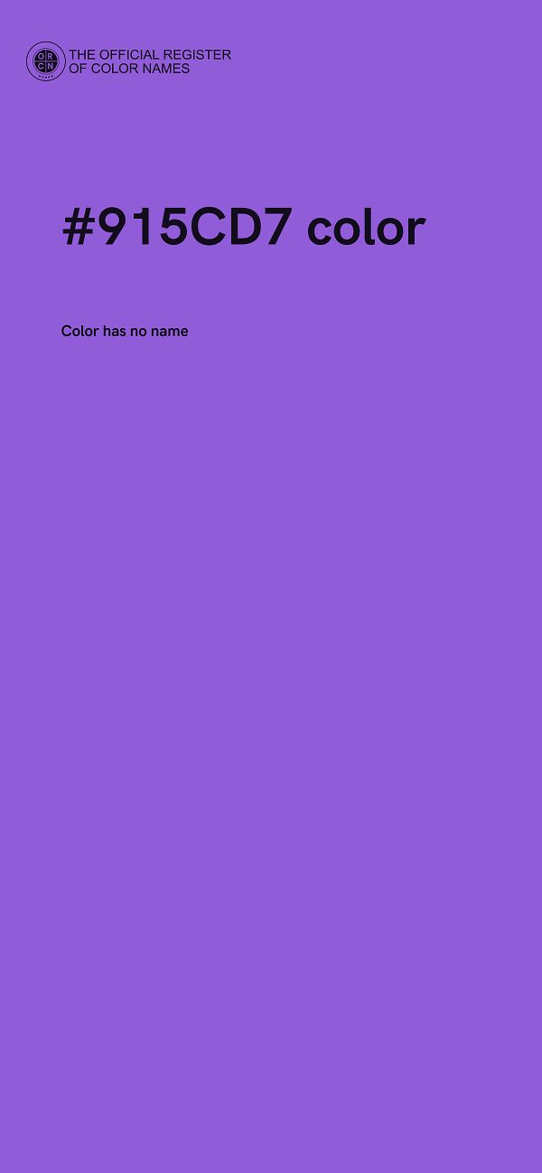 #915CD7 color image